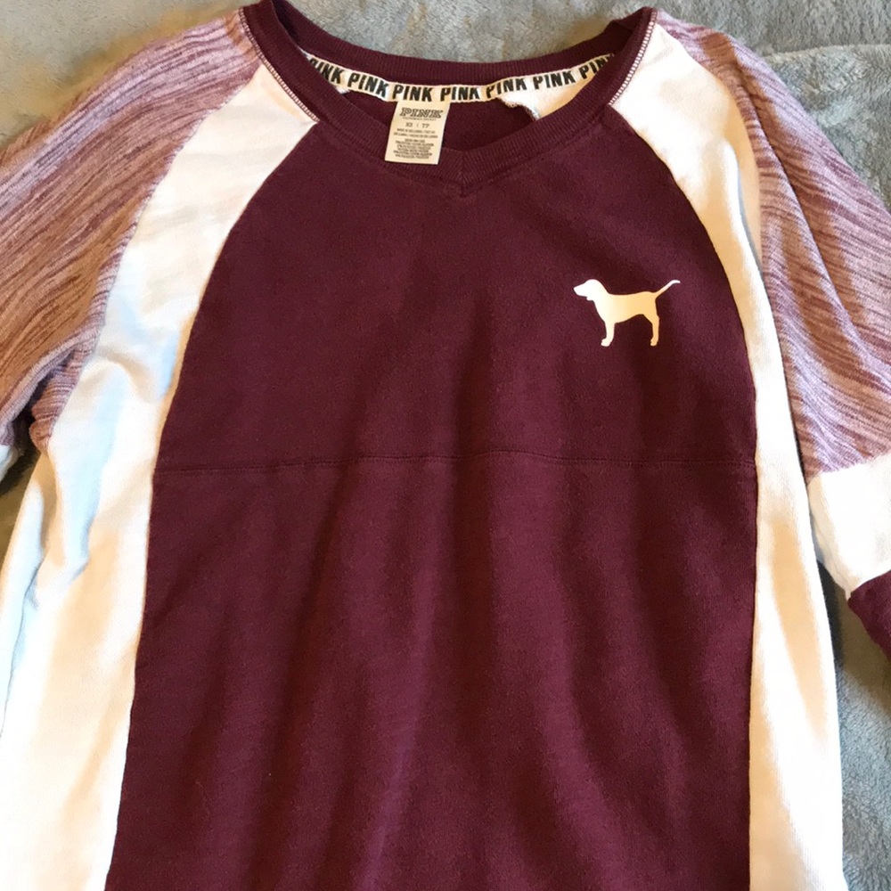 PINK pullover (no hood)